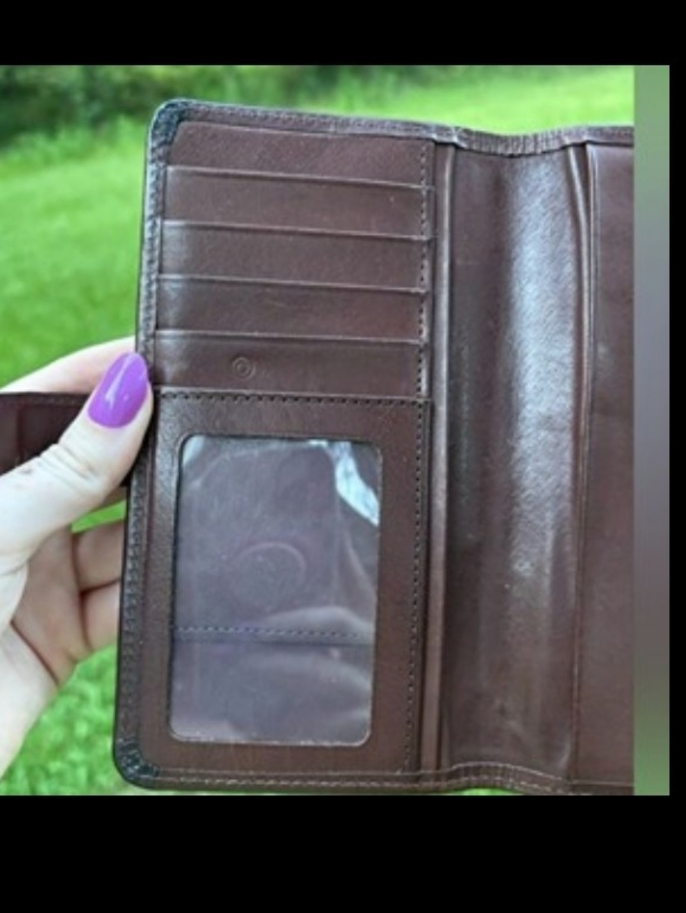 Coach Brown Leather Continental Wallet - Picture 2 of 7
